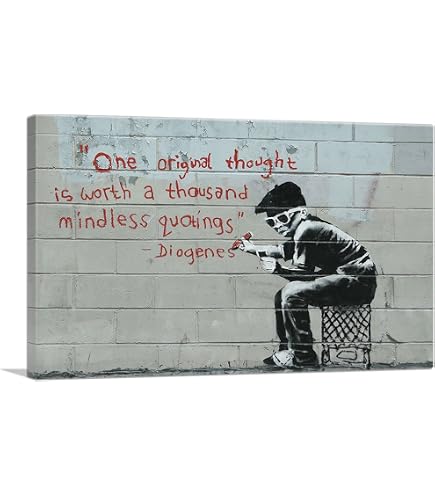 Amazon.com: CINEMAFLIX Banksy - I Want Change - POSTER 16x20